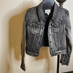 Forever 21  premium faded black denim jacket